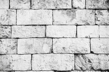 Fototapeta premium Aged stone brick wall texture