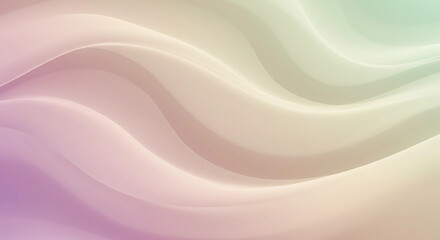 Obraz premium Abstract pastel waves flowing gracefully across the view