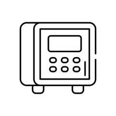 locker vector icon stock illustration