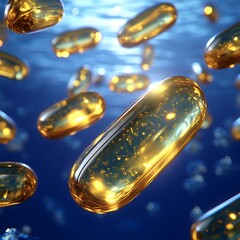 Gold Pills Underwater Scene (1)