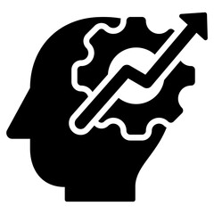 Skills Training Program Icon Black Style