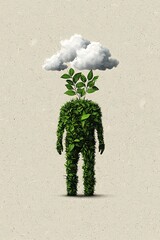 Eco-Human, Thoughtful Figure