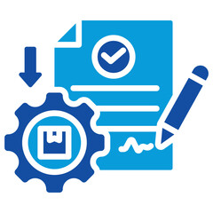 Backorder Management Icon Dual Tone Color Style