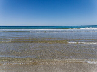 Coast of the Adriatic Sea in Rimini