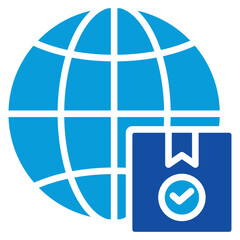 Logistic Icon Dual Tone Color Style