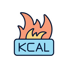Calories Vector icon