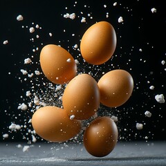 Eggs in Flour, Flying