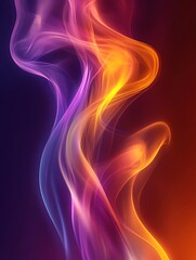 Obraz premium Abstract swirling forms created using beautiful vibrant colorful gradients