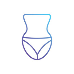 Slim Body Vector icon