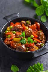 beef and vegetables ragout