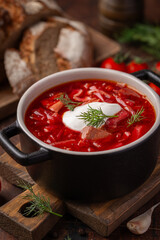 beetroot soup borsch