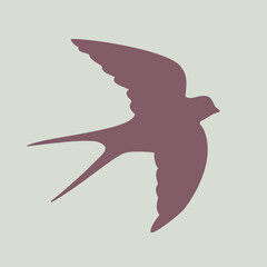Swallow silhouette