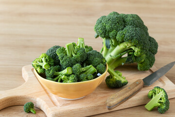 Fresh organic  broccoli
