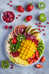fruits and berries platter