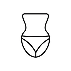 Slim Body Vector icon