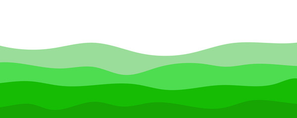 abstract green wave background