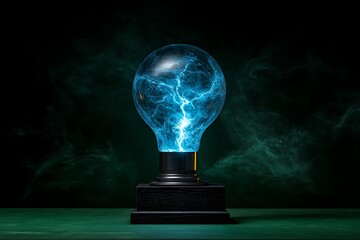 Electric Bulb, Dark Studio