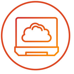 Vector Design Laptop Icon Style