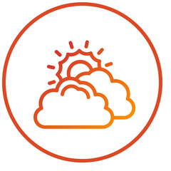 Vector Design Cloudy Icon Style