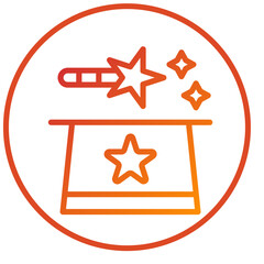 Magic Trick Icon Style