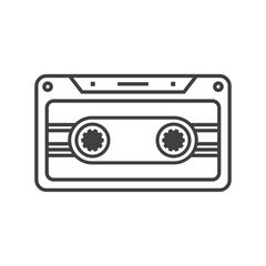 audio cassette tape icon