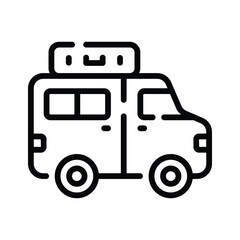 A travel van symbolizing road trips, adventure, and exploration.