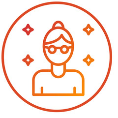 Grandmother Icon Style