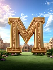 Golden M, Palace Background