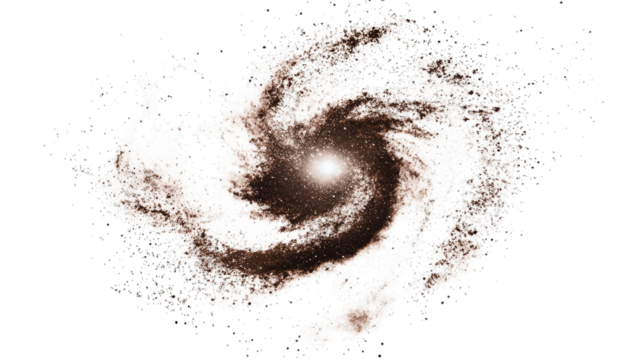 an abstract representation of a spiral galaxy showcasing swirlin