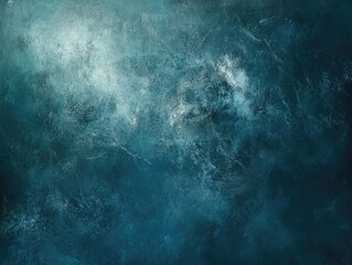 Obraz premium Abstract textured background, deep teal and white. A dramatic, moody backdrop with a variety of textures and light effects