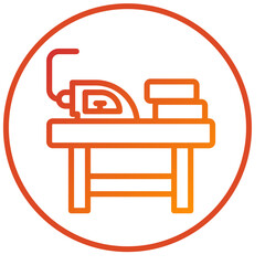 Ironing Board Icon Style