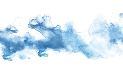 a soft flowing abstract design featuring blue smoke or ink creat