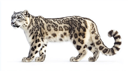 The quiet seat of the royal snow leopard, snow leopard: sitting like a king, snow leopard on the throne of the white king, the royal splendor of the snow leopard