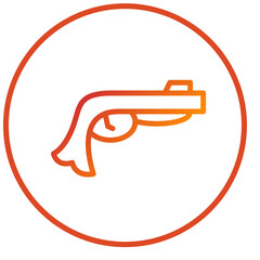 Pirate Gun Icon Style