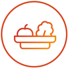 Healthy Food Icon Style