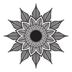 A luxury mandala design 