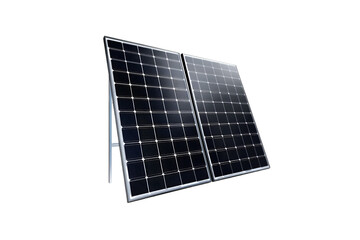 Two Solar Panels Clean Energy Sustainable Technology,