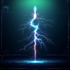 Electric Lightning Strike Energy.