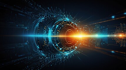 Obraz premium Inovative technology background