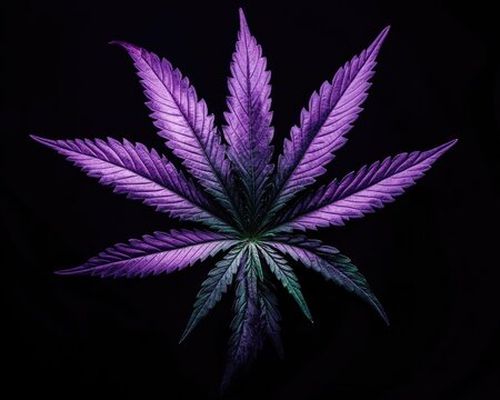THCa: Lodi Dodi Cannabis Concentrate. Purple Herbal Drug from Nature