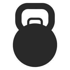 Kettlebell silhouette vector illustration