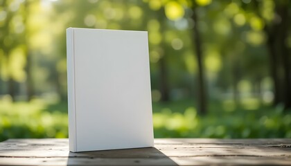 Hardcover Book Mockup in Natural Light