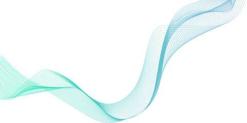 abstract blue wave line background, with symmetrical design representing sound or data transmission in digital technology, for modern design element use.