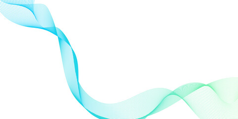 abstract green wave line background, modern green blue with flowing wave lines, green neon backgrounds abstract pattern,vector illustration, abstract wave element for design green and blue white line.