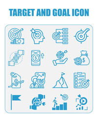 Target and goal icon