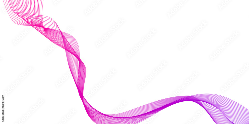 Poster abstract blue wave lines pattern for banner, with glowing light and subtle particles for design, abs