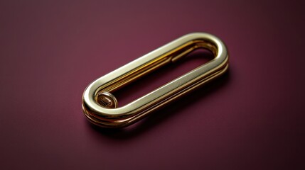 Gold Oval Clasp