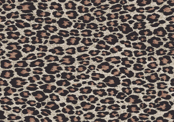 Seamless animal print pattern. Leopard skin texture. Animal print.