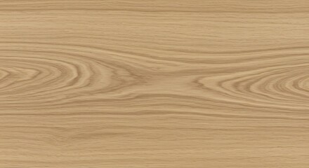 Warm Light Illuminates Smooth Wood Grain Texture. AI Generated