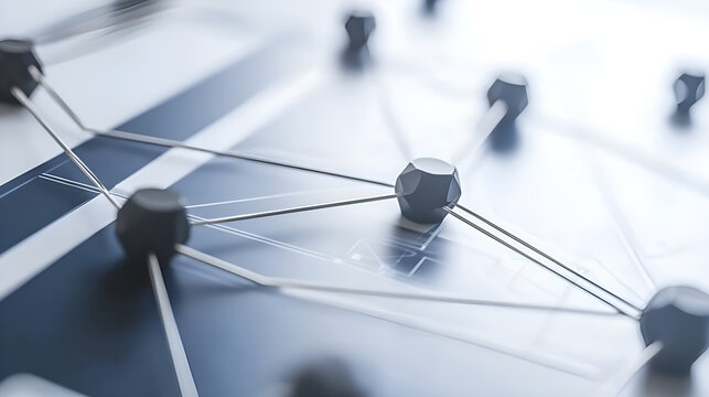 Neural network in the representation of artificial intelligence.